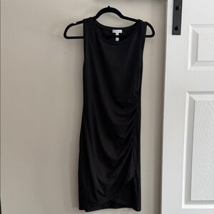 Leith Elegant Black Sleeveless Mini Dress
